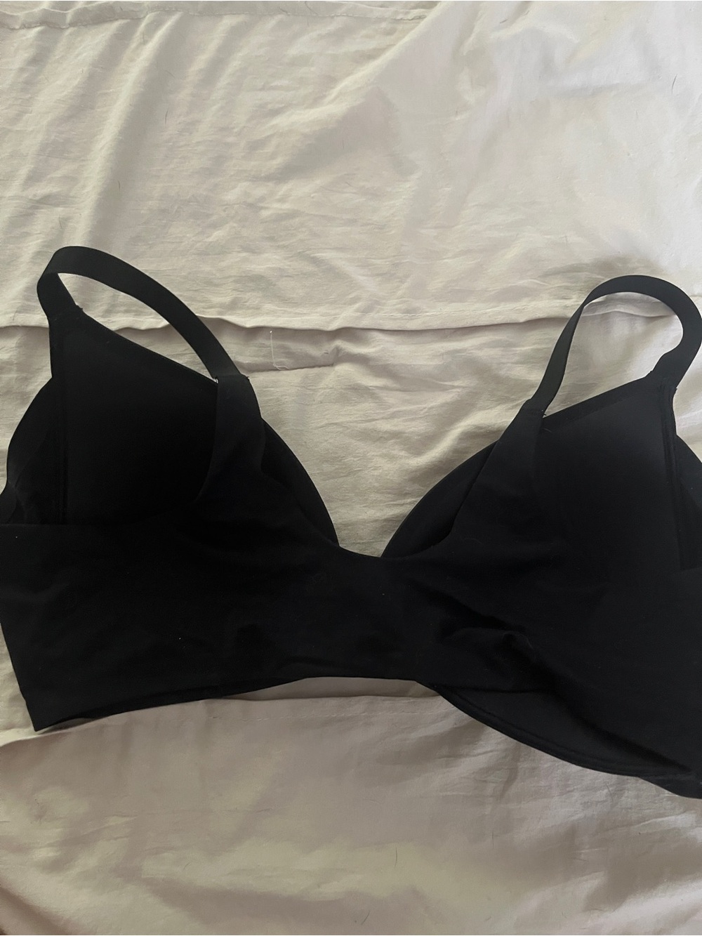 aerie Black Wireless Everyday Bra with Seamless Cups